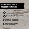Auflistung der Wirkungen der Detox Heilmoor Maske