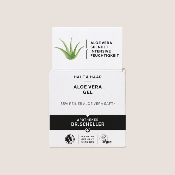 Packshot von der Faltschachtel Aloe Vera Gel