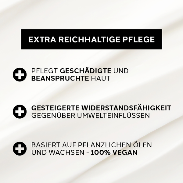 Stichpunkt-Auslobungen zur reichhaltigen Pflege der Nachtkerzenöl Intensivcreme